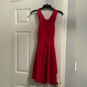 NWT Dear Moon Juniors Size 3 Red Criss-Cross Dress